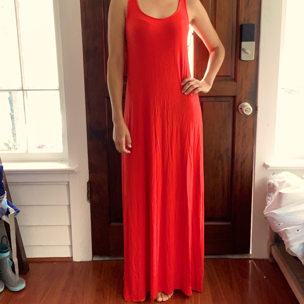 Red Maxi dress